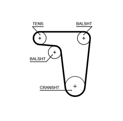 Timing Belt GATES 5618XS