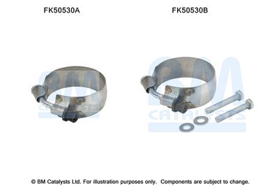 Zestaw montażowy, rura wydechowa BM CATALYSTS FK50530