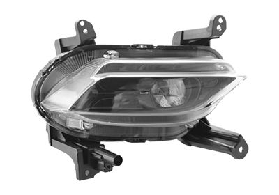 Противотуманная фара VAN WEZEL 8287998 для HYUNDAI SANTA FE