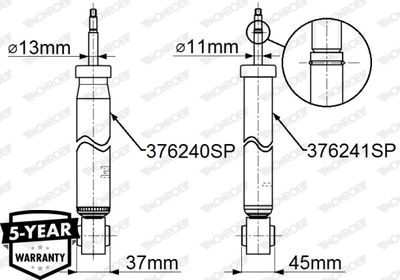 Shock Absorber 376240SP