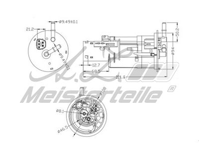 горивен филтър A.Z. Meisterteile AZMT-41-020-1447