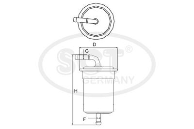 Palivový filtr SCT - MANNOL ST 6161