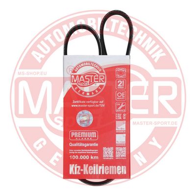 Ozubený klinový remeň MASTER-SPORT GERMANY 4PK884-PCS-MS