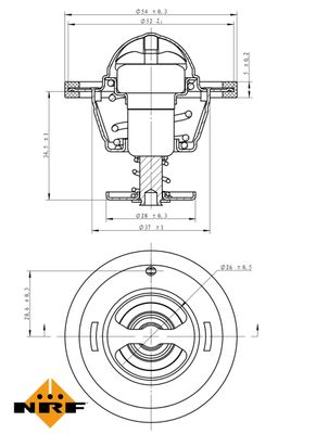 TERMOSTAT LICHID RACIRE NRF 725126 4