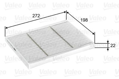 VALEO Filtras, salono oras