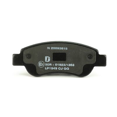 BREMSBELAGSATZ SCHEIBENBREMSE DELPHI LP1949 3