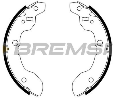 Комплект тормозных колодок BREMSI GF0921 для SUZUKI SUPER CARRY