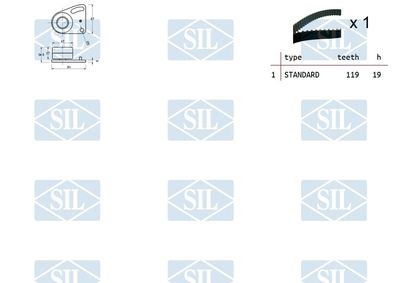 SET CUREA DE DISTRIBUTIE Saleri SIL TK1176 1