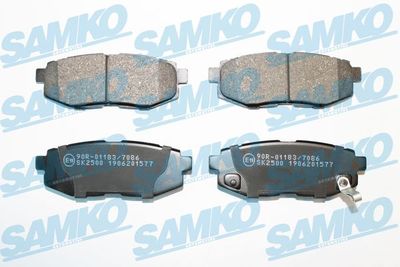SAMKO 5SP1577 Тормозные колодки и сигнализаторы  для SUBARU TRIBECA (Субару Трибека)