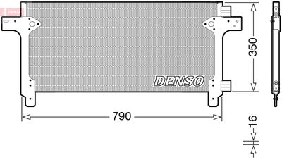 DENSO Kondensator, Klimaanlage