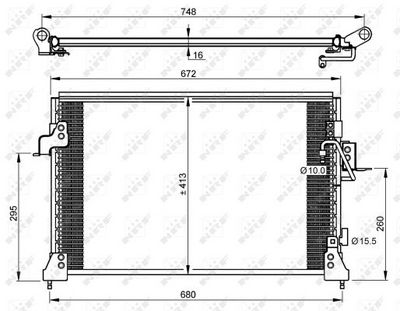 Condenser, air conditioning 35754