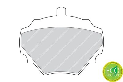 Brake Pad Set, disc brake FDB844