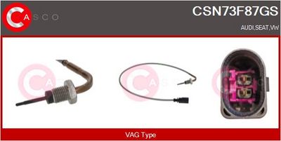 SENZOR TEMPERATURA GAZE EVACUARE