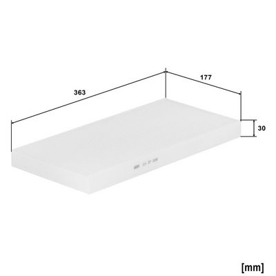 Cabinefilter past: MG MG 4, MG 5, MGS5 Electric 10.20-