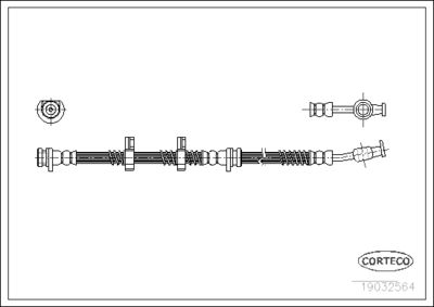 Brake Hose 19032564