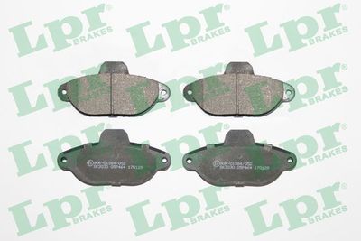 Комплект тормозных колодок, дисковый тормоз LPR 05P464 для FIAT PUNTO