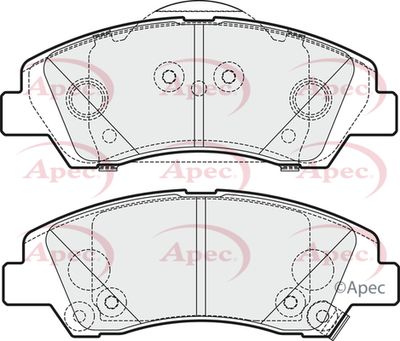 Brake Pad Set APEC PAD2012