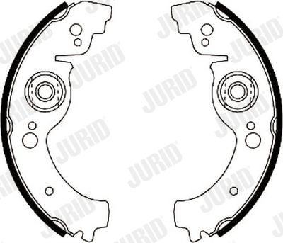 Комплект тормозных колодок JURID 361183J для LADA RIVA