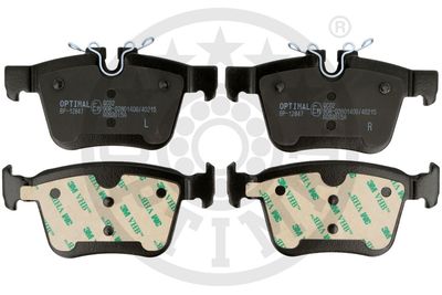 Zestaw klocków hamulcowych, hamulce tarczowe OPTIMAL BP-12847