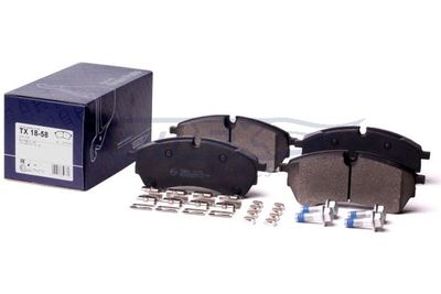 Sada brzdových platničiek kotúčovej brzdy (na jednu nápravu) TOMEX Brakes 1858