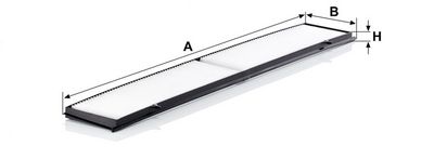 FILTRU AER HABITACLU MANN-FILTER CU8430 1