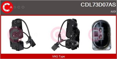 Zámek kapoty motoru CASCO CDL73D07AS