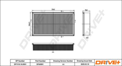 LUFTFILTER DR!VE+ DP1110100501 13