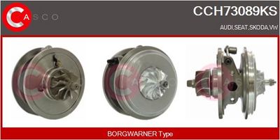 Skupina trupu, turbodmychadlo CASCO CCH73089KS