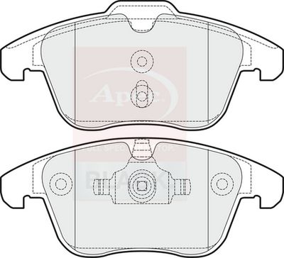 APEC Brake Pad Set, disc brake PAD1503B