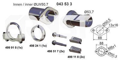 SET REPARATIE TEAVA DE EVACUARE