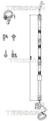 Hydraulická hadice, řízení TRISCAN 8516 29038