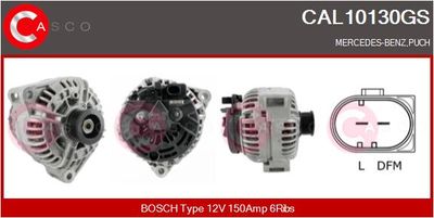 CASCO CAL10130GS Генератор  для MERCEDES-BENZ SLR (Мерседес Слр)