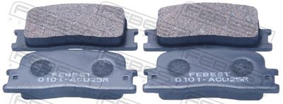 Комплект тормозных колодок, дисковый тормоз FEBEST 0101-ACU25R