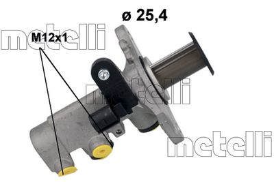 Главный тормозной цилиндр METELLI 05-1251 для AUDI Q2