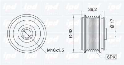SISTEM ROATA LIBERA GENERATOR IPD 153279 1
