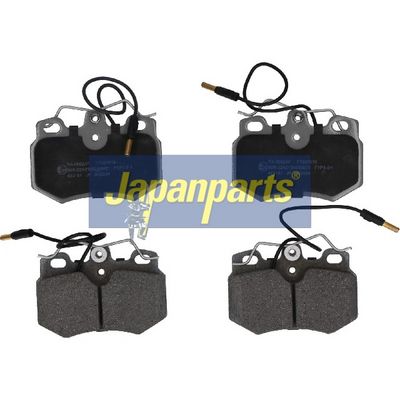 JAPANPARTS Stabdžių trinkelių rinkinys, diskinis stabdys