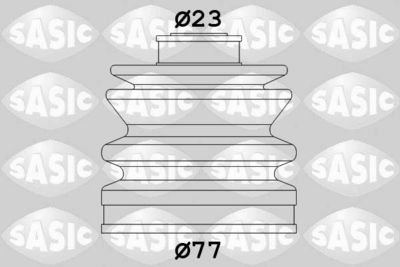 SASIC 9004642 Пыльник шруса для HONDA PRELUDE