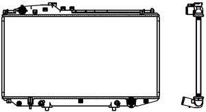 SAKURA Automotive 3461-1069 Крышка радиатора  для LEXUS SC (Лексус Ск)