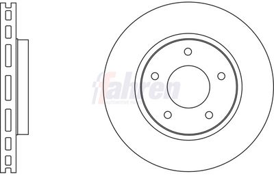 Fahren Brake Disc FBD6589