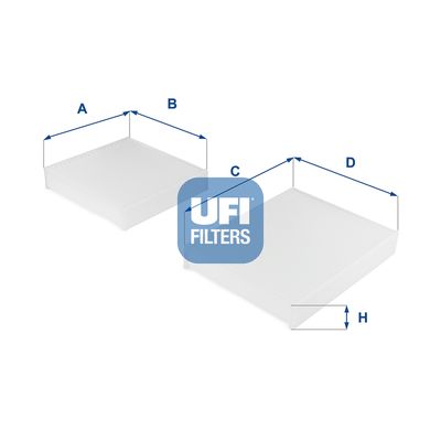 UFI 53.143.00 Фильтр салона  для GAZ (Газ)