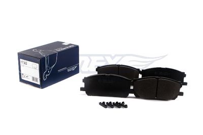Sada brzdových platničiek kotúčovej brzdy (na jednu nápravu) TOMEX Brakes 1763