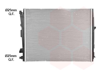 VAN WEZEL Radiateur (06012758)