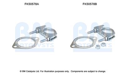 Монтажен комплект, изпускателна тръба BM Catalysts FK50578