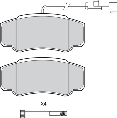 SET PLACUTE FRANA FRANA DISC VALEO 302806 1