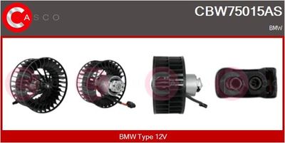 CASCO CBW75015AS Вентилятор салона  для BMW Z3 (Бмв З3)