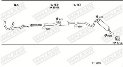 Изпускателна система WALKER FI10502