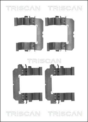 Комплектующие, колодки дискового тормоза TRISCAN 8105 681537 для SUBARU TRIBECA