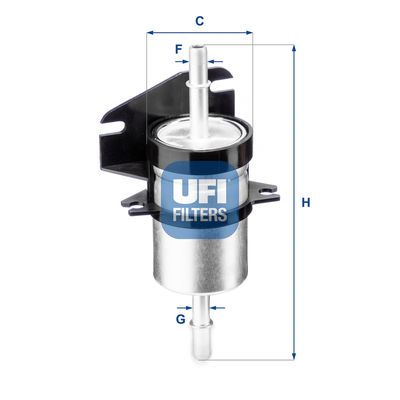 Топливный фильтр UFI 31.740.00 для FIAT SEICENTO