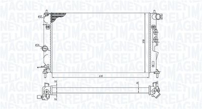 MAGNETI MARELLI Kühler, Motorkühlung