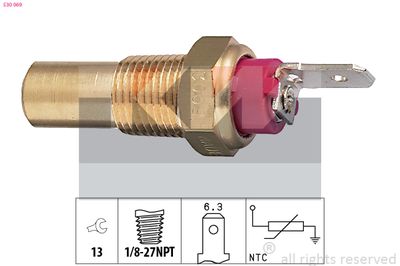 Snímač, teplota chladiva KW 530 069